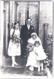 Click to enlarge: Grandmama and Grandfather Thorne wedding, Paignton 1919